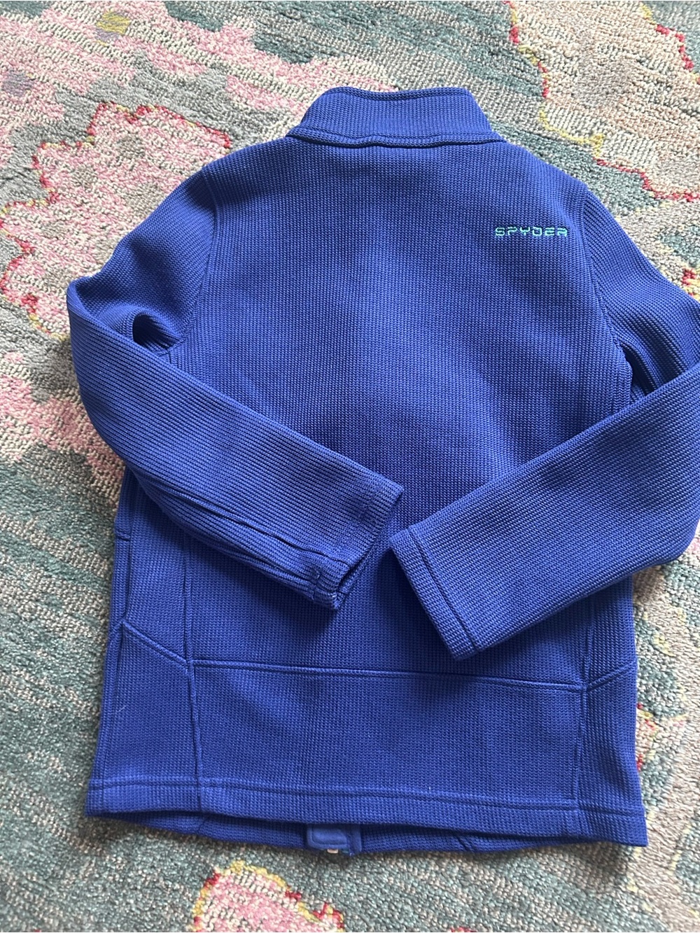 Spyder Kids Royal Blue Jacket with Aqua Trim - Picture 5 of 5